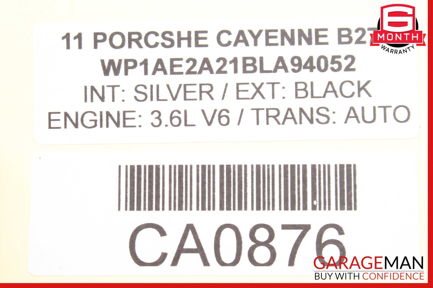 11-17 Porsche Cayenne 958 Rear Right / Left Side Upper Rearward Control Arm