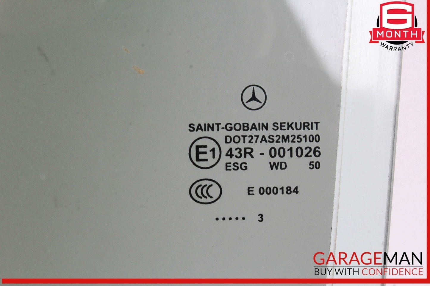 12-18 Mercedes W218 CLS550 CLS63 AMG Rear Left Driver Side Door Window Glass OEM