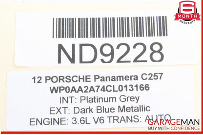 10-16 Porsche Panamera 970 Rear Right or Left Upper Suspension Control Arm OEM