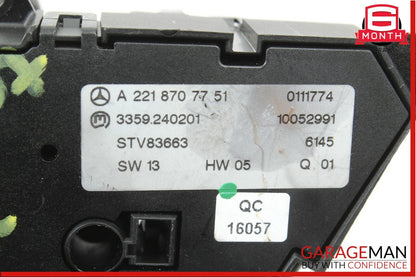 07-14 Mercedes CL550 S550 Front Right Side Seat Control Memory Controller Switch