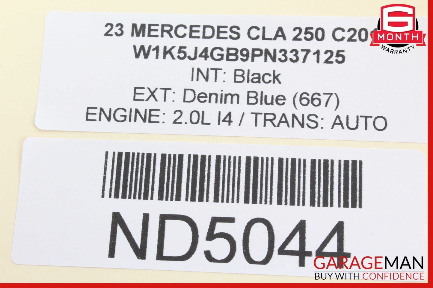 19-23 Mercedes W118 CLA250 Front Left Driver Side Head Light Control Switch OEM