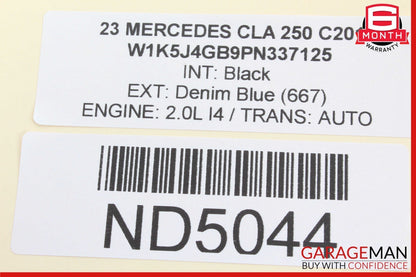 19-23 Mercedes W118 CLA250 Front Left Driver Side Head Light Control Switch OEM