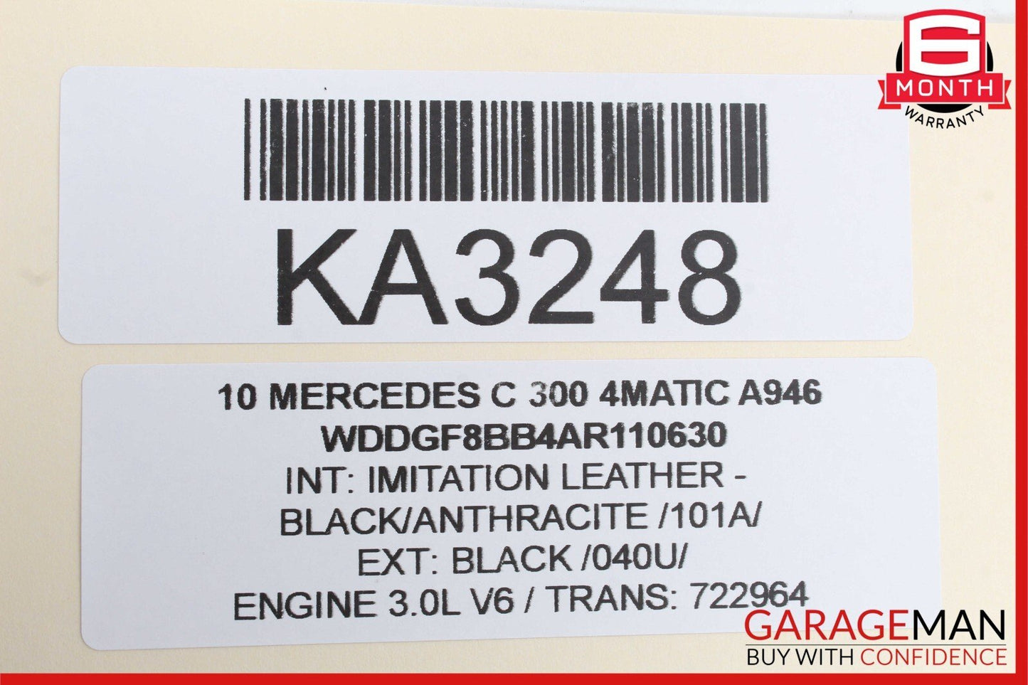 08-18 Mercedes W204 C300 CLS550 Rear Right Side Door Control Module OEM