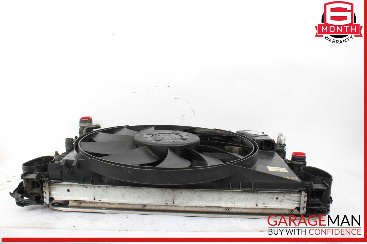 02-06 Mercedes W215 CL500 Engine Motor Cooling Fan Shroud w/ Radiator