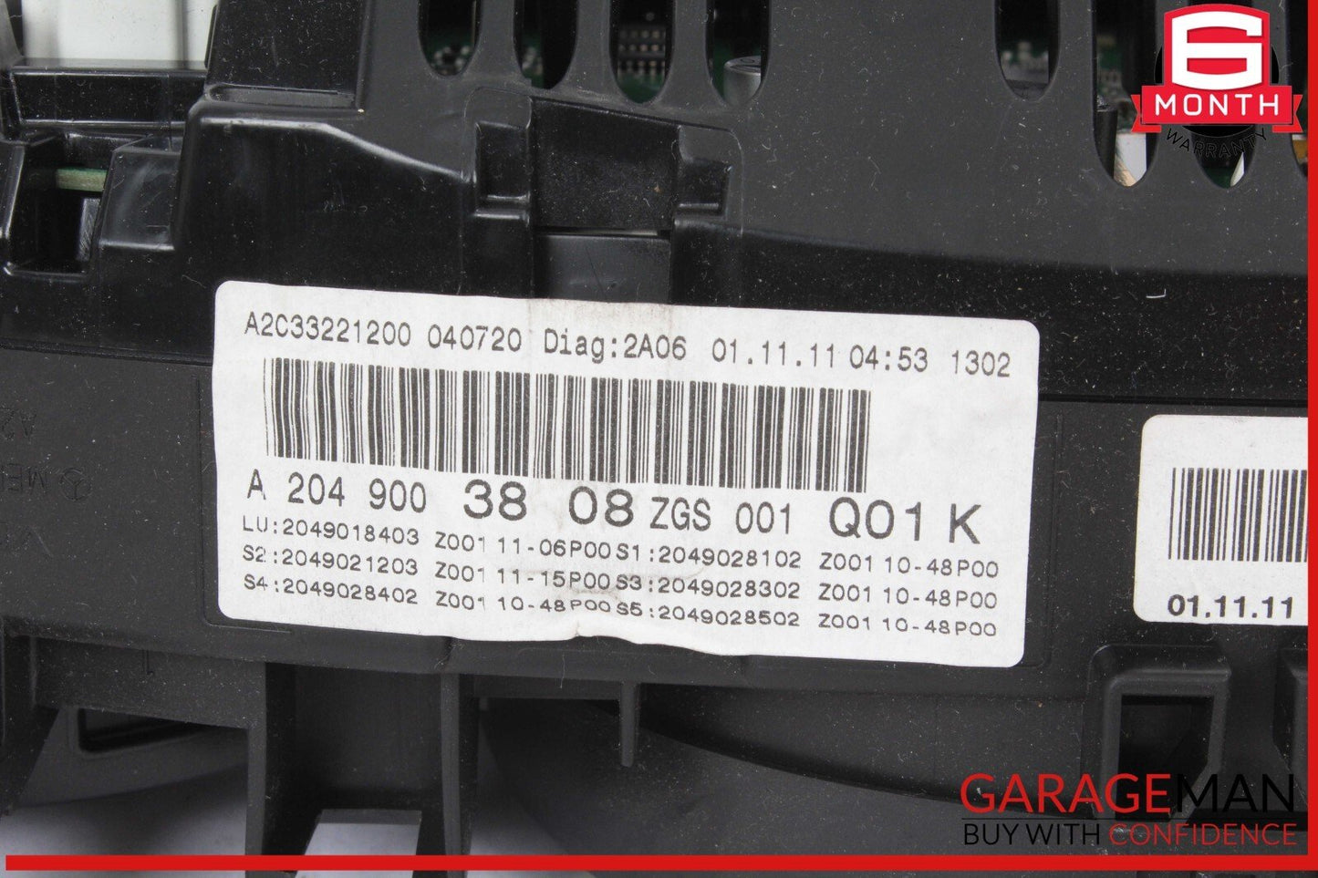 12-14 Mercedes W204 C250 C350 Speedometer Odometer Instrument Cluster Gauge OEM