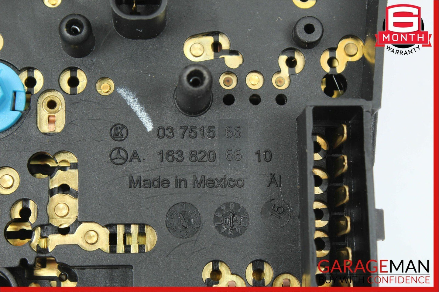 98-01 Mercedes W163 ML320 ML430 Power Window Master Control Switch 1638206610