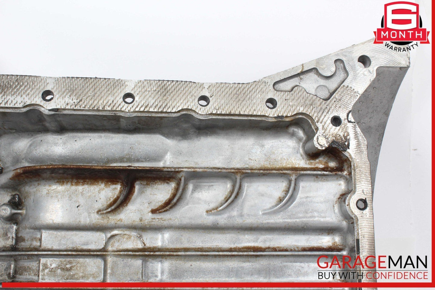 06-13 Mercedes W221 S400 Hybrid Engine Upper Oil Sump Baffle Pan 2720142002 OEM
