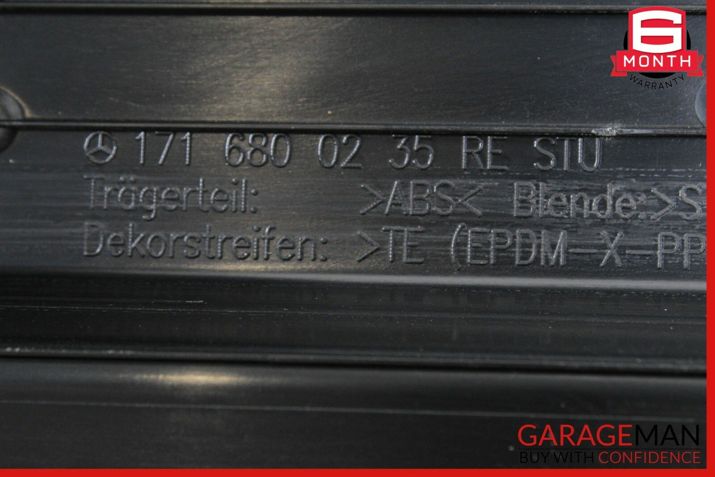 05-08 Mercedes R171 SLK280 Front Right Passenger Side Door Step Sill Scuff Plate