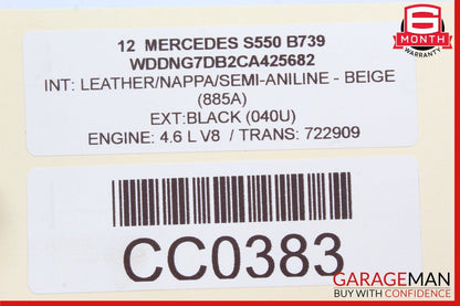 12-17 Mercedes W218 CLS550 E550 S550 4.7L Left Side Air Intake Cleaner Box Assy