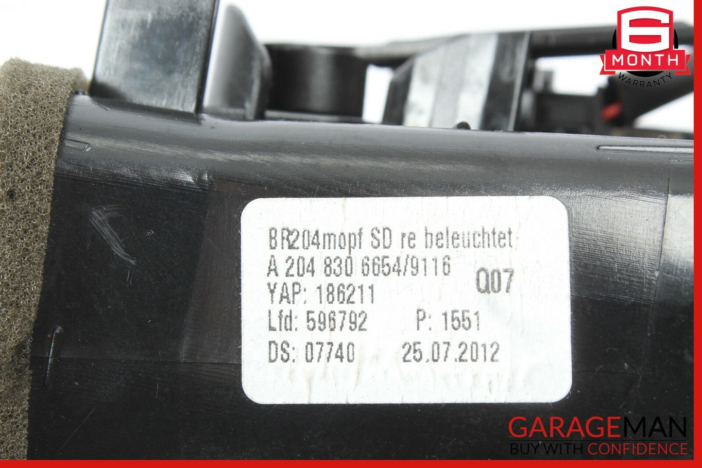 12-14 Mercedes W204 C250 Front Right Side Dash AC A/C Air Vent Grille Trim OEM