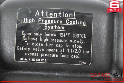 96-03 Mercedes W210 E320 Radiator Overflow Coolant Expansion Reservoir