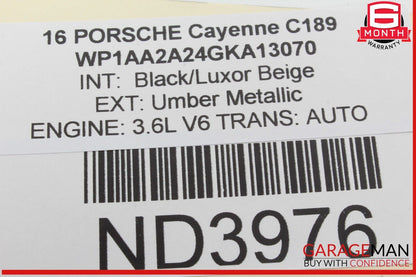 11-18 Porsche Cayenne 958 Rear Right or Left Side Upper Forward Control Arm OEM