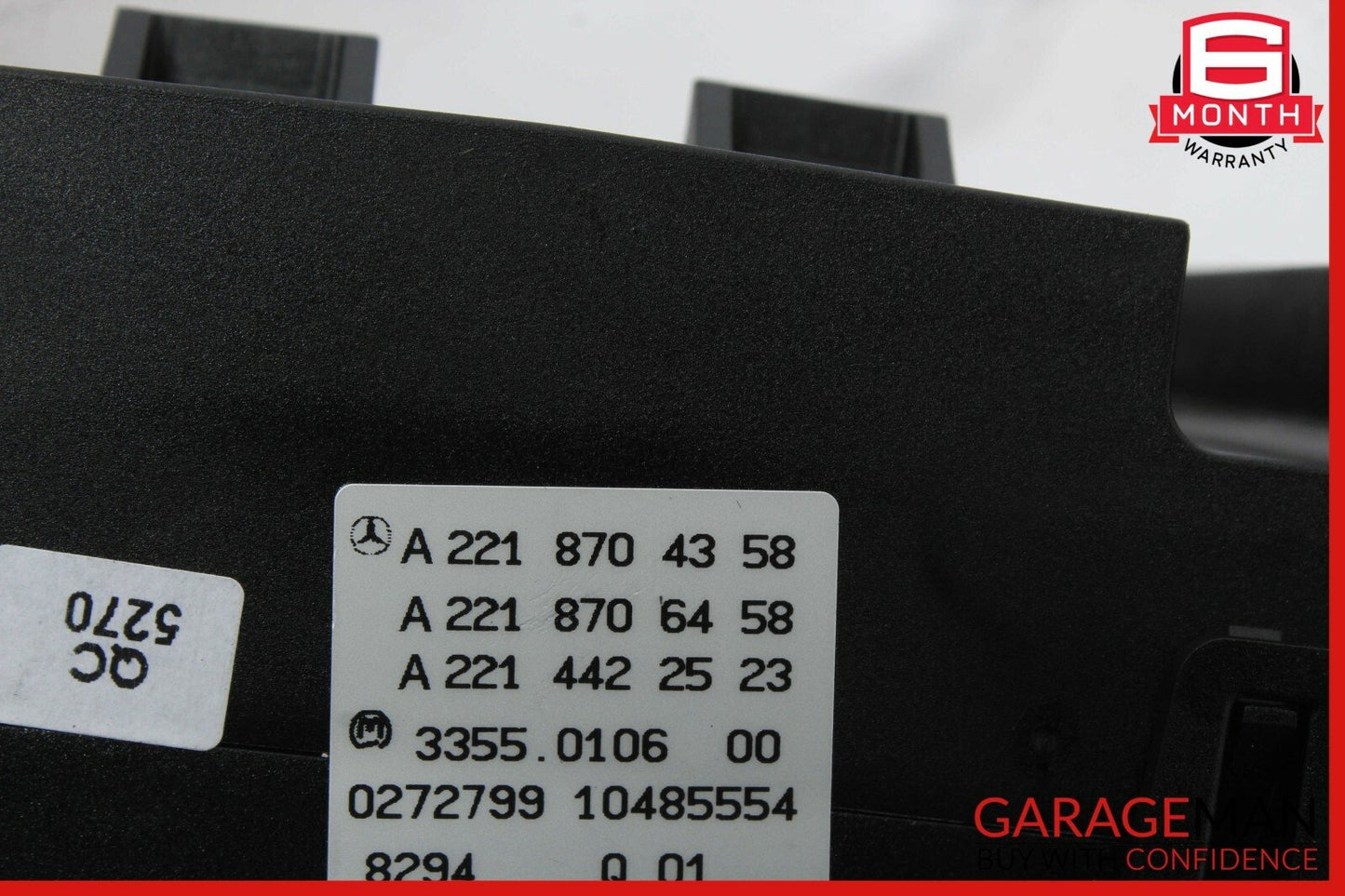 07-14 Mercedes S550 CL550 A/C AC Heater Climate Control Switch Controller Module