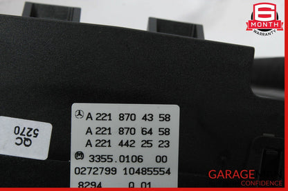 07-14 Mercedes S550 CL550 A/C AC Heater Climate Control Switch Controller Module