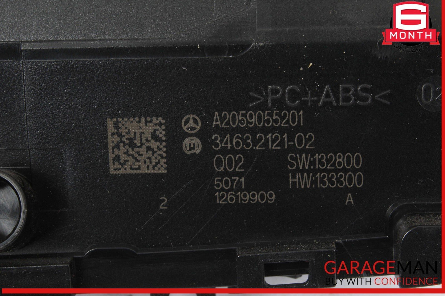 15-19 Mercedes W205 C300 C400 Media Center Dashboard Hazard Control Switch OEM