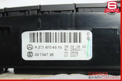 06-10 Mercedes W251 R350 R500 Center Dashboard Hazard ESP Control Switch OEM