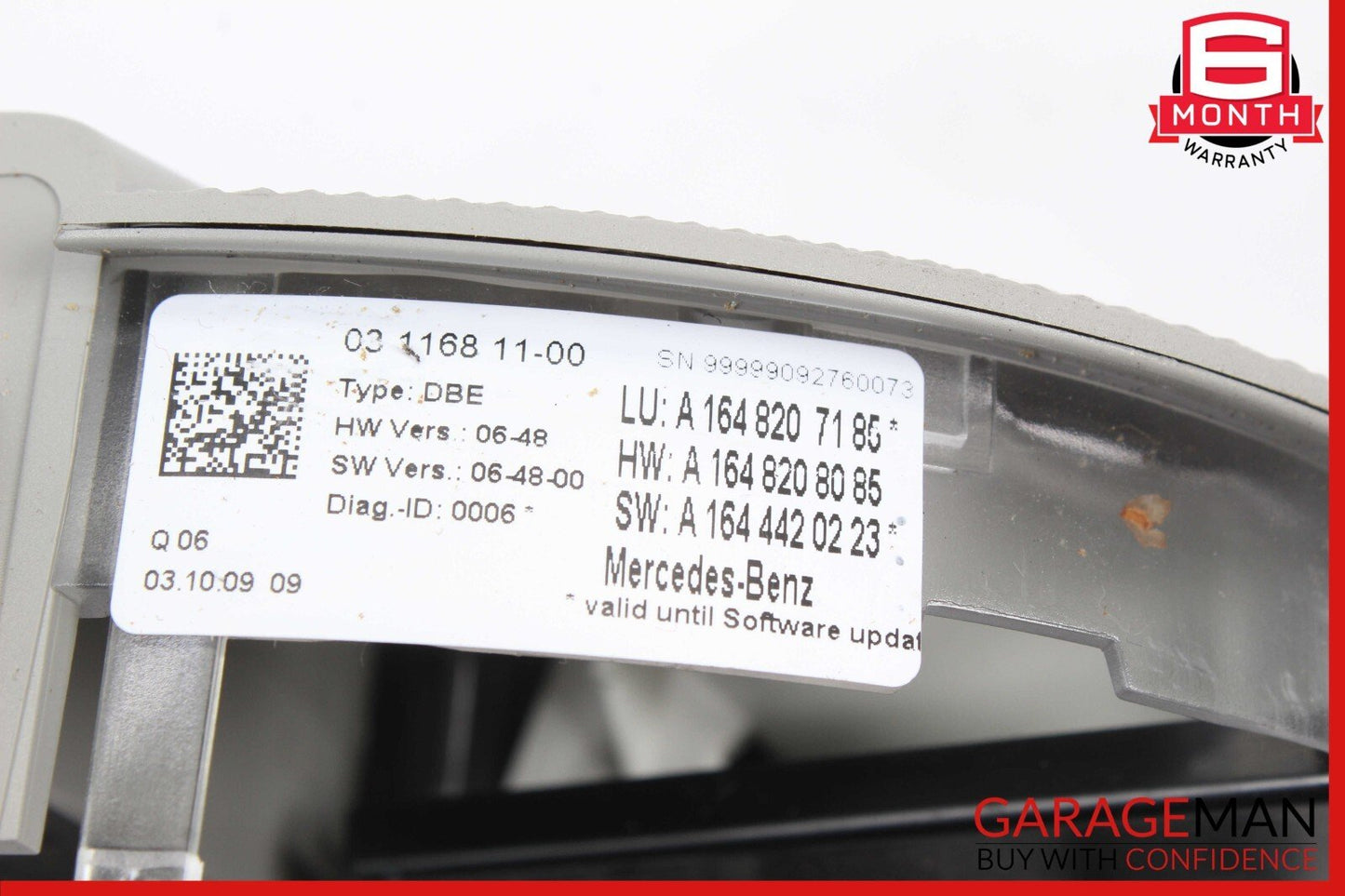 06-13 Mercedes X164 GL450 ML550 GL550 Front Overhead Dome Light Lamp OEM