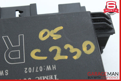 01-07 Mercedes W203 C230 Kompressor Rear Right Side Door Control Module OEM