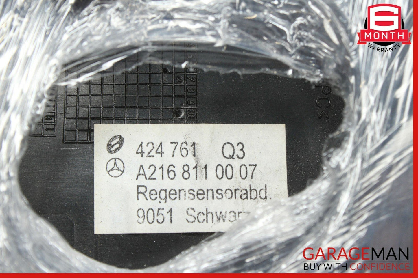 07-10 Mercedes W216 CL550 CL600 CL65 AMG Interior Upper Rear View Mirror Black