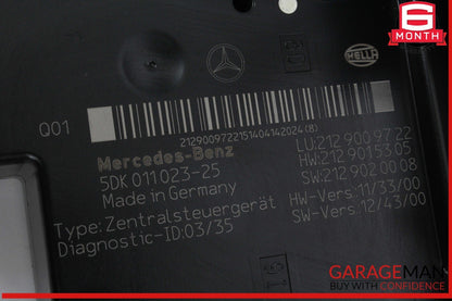 10-18 Mercedes W212 E350 E250 Rear SAM Fuse Box Relay Control Module OEM