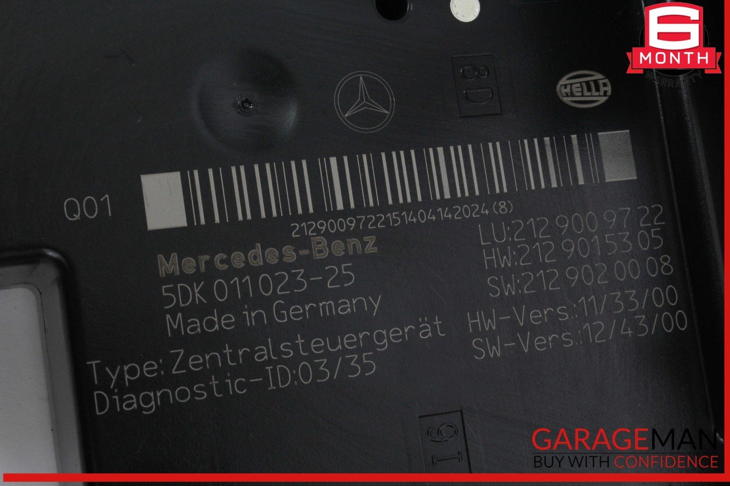 10-18 Mercedes W212 E350 E250 Rear SAM Fuse Box Relay Control Module OEM