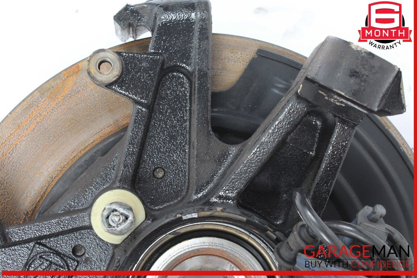 98-05 Mercedes W163 ML350 Rear Right Side Spindle Knuckle Hub w/ Rotor Disc OEM
