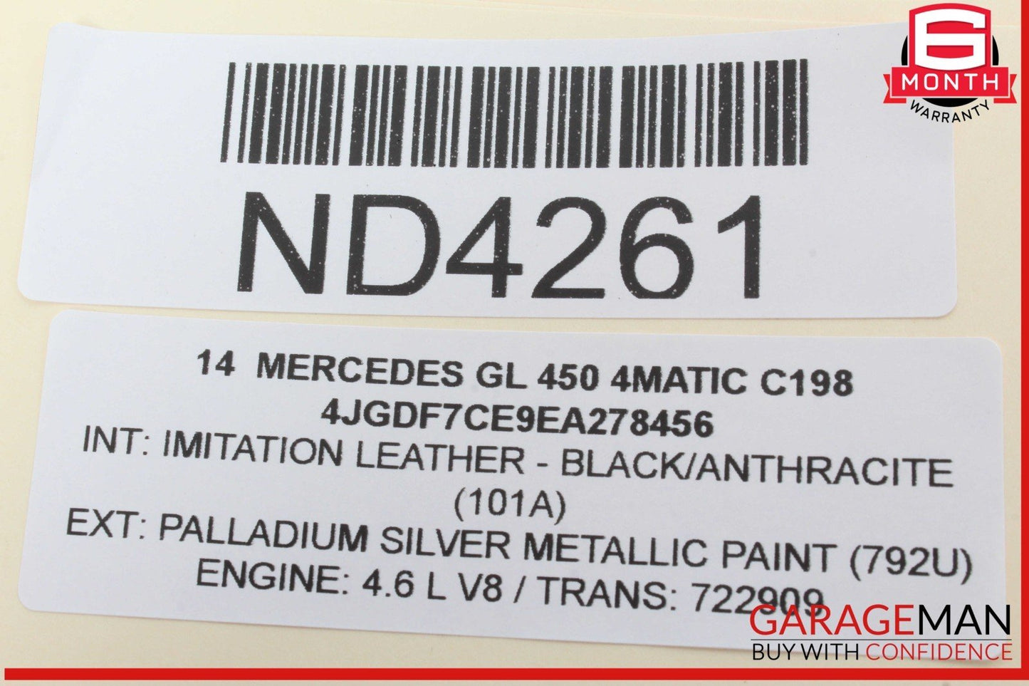 12-20 Mercedes X166 GL450 4MATIC Front Right Side Seat Control Module OEM