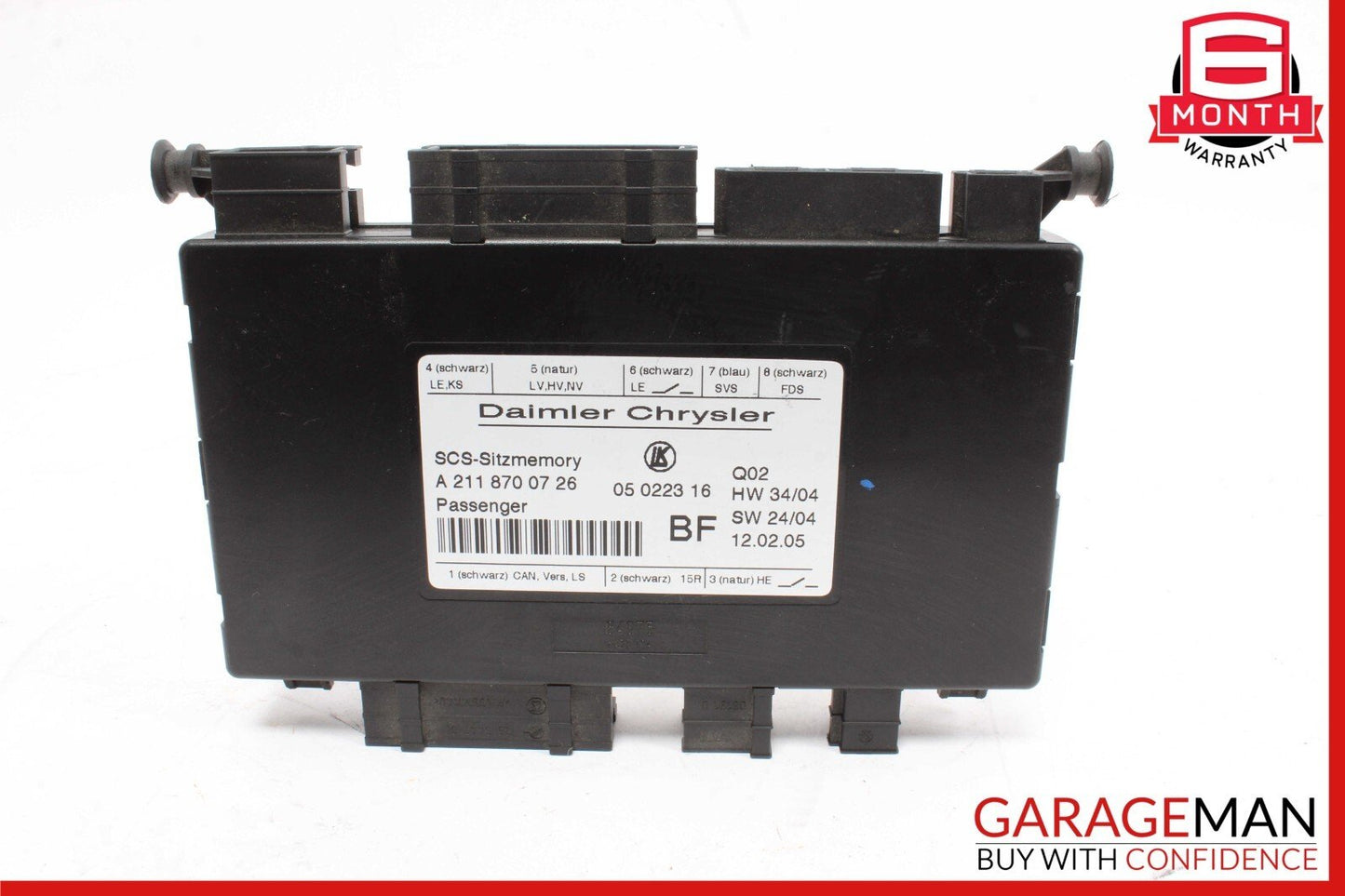 03-12 Mercedes W211 E55 AMG E350 Under Seat Control Module Front Right Side OEM