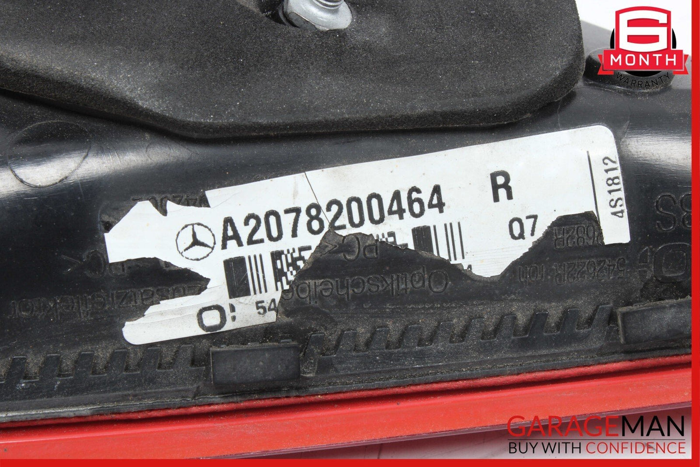 10-13 Mercedes W207 E550 E350 Rear Right Passenger Side Inner Tail Light Lamp