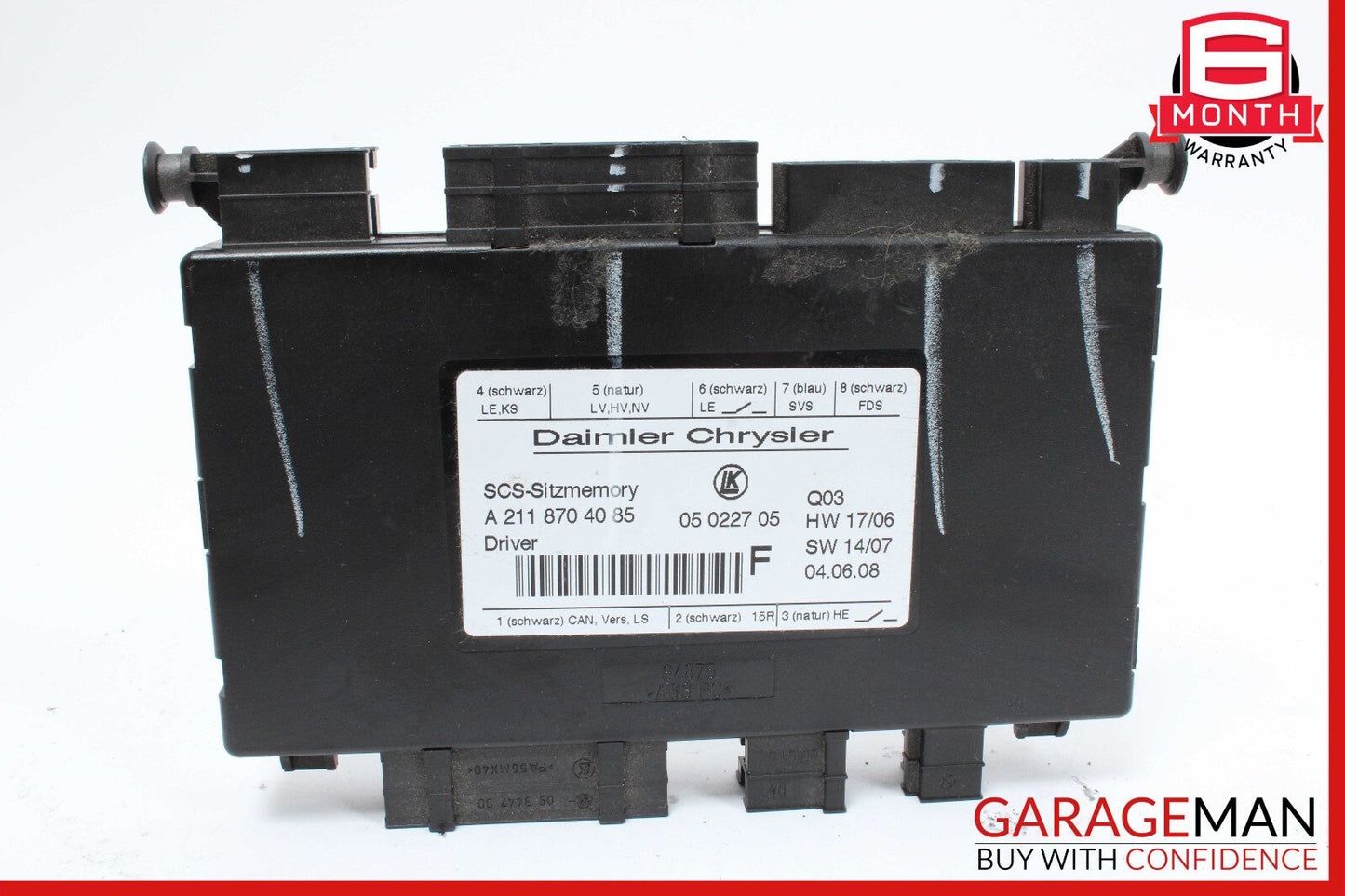 03-13 Mercedes W211 E350 SLK280 Front Left Side Seat Control Module Unit OEM