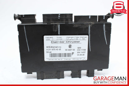 03-13 Mercedes W211 E350 SLK280 Front Left Side Seat Control Module Unit OEM