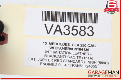 14-18 Mercedes W117 CLA250 Front Right Side Door Window Regulator Motor OEM