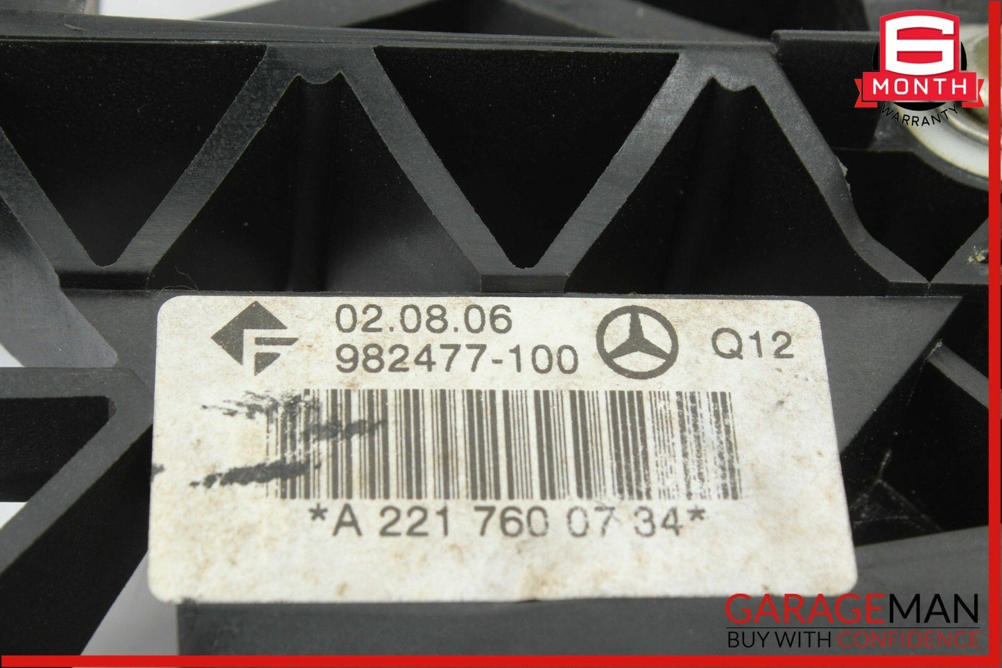 07-13 Mercedes W221 S550 Rear Left Exterior Door Handle Keyless Go Silver OEM