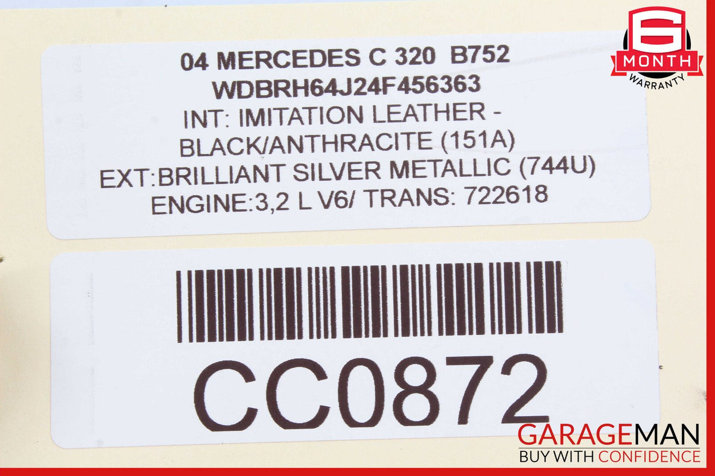 01-07 Mercedes W203 C240 Front Left Driver Side Headlight Support Bracket OEM