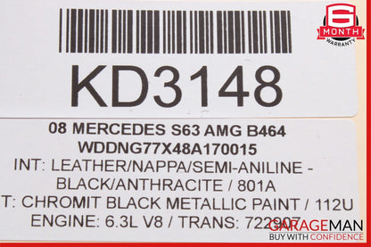 07-14 Mercedes W221 S550 CL550 S63 AMG Electronic Parking Button Switch Controls