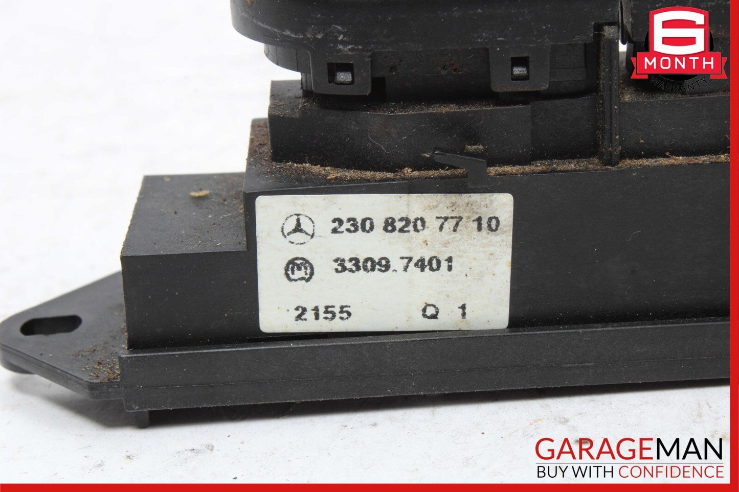03-08 Mercedes R230 SL500 Right Side Center Console ESP Off Blank Filler Switch