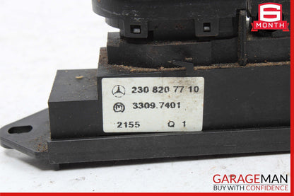 03-08 Mercedes R230 SL500 Right Side Center Console ESP Off Blank Filler Switch