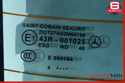 03-09 Mercedes W209 CLK500 CLK550 Convertible Soft Top Rear Glass OEM