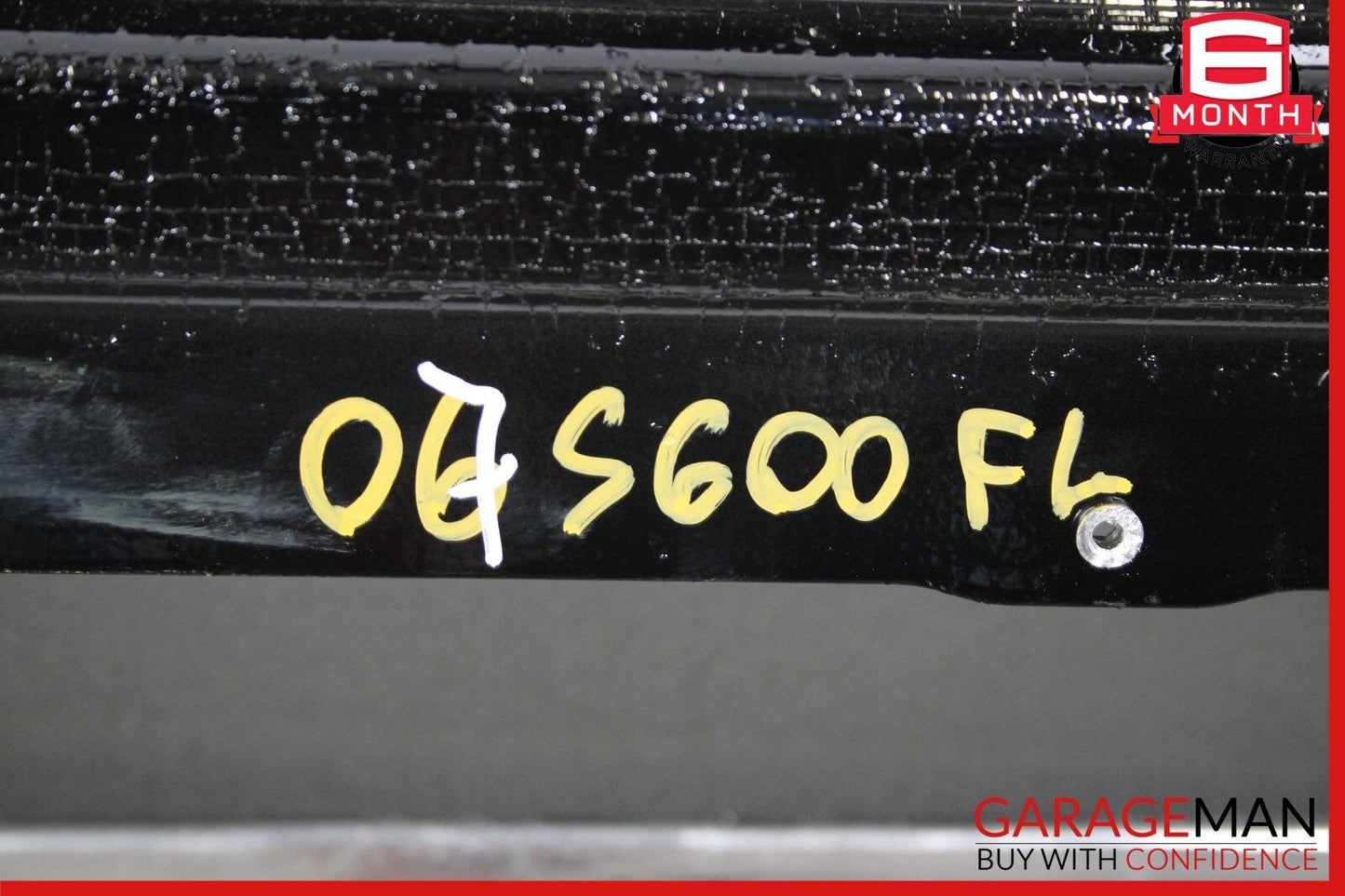 07-13 Mercedes W221 S550 Front Left Exterior Door Shell Frame Panel Black