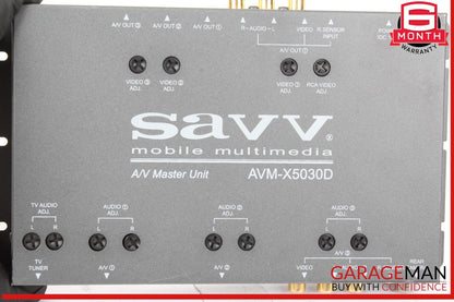 Rare SAVV Mobile Multimedia Avm-x5050 A/V Master Unit Model AVM-X5030D