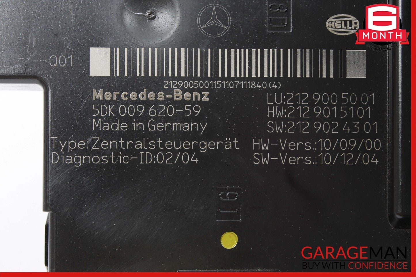 10-18 Mercedes E250 E400 CLS400 Rear SAM Fuse Box Module Relay Assembly