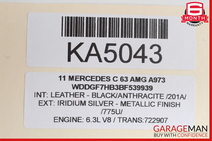 08-18 Mercedes W204 C300 C63 AMG E350 Rear Left Side Door Control Module OEM