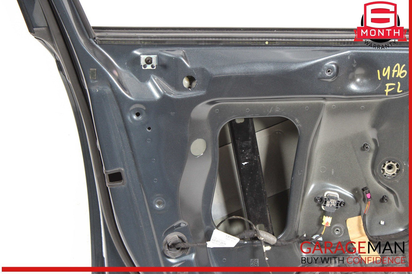 12-18 Audi A6 Front Left Driver Side Exterior Door Shell Frame Panel OEM