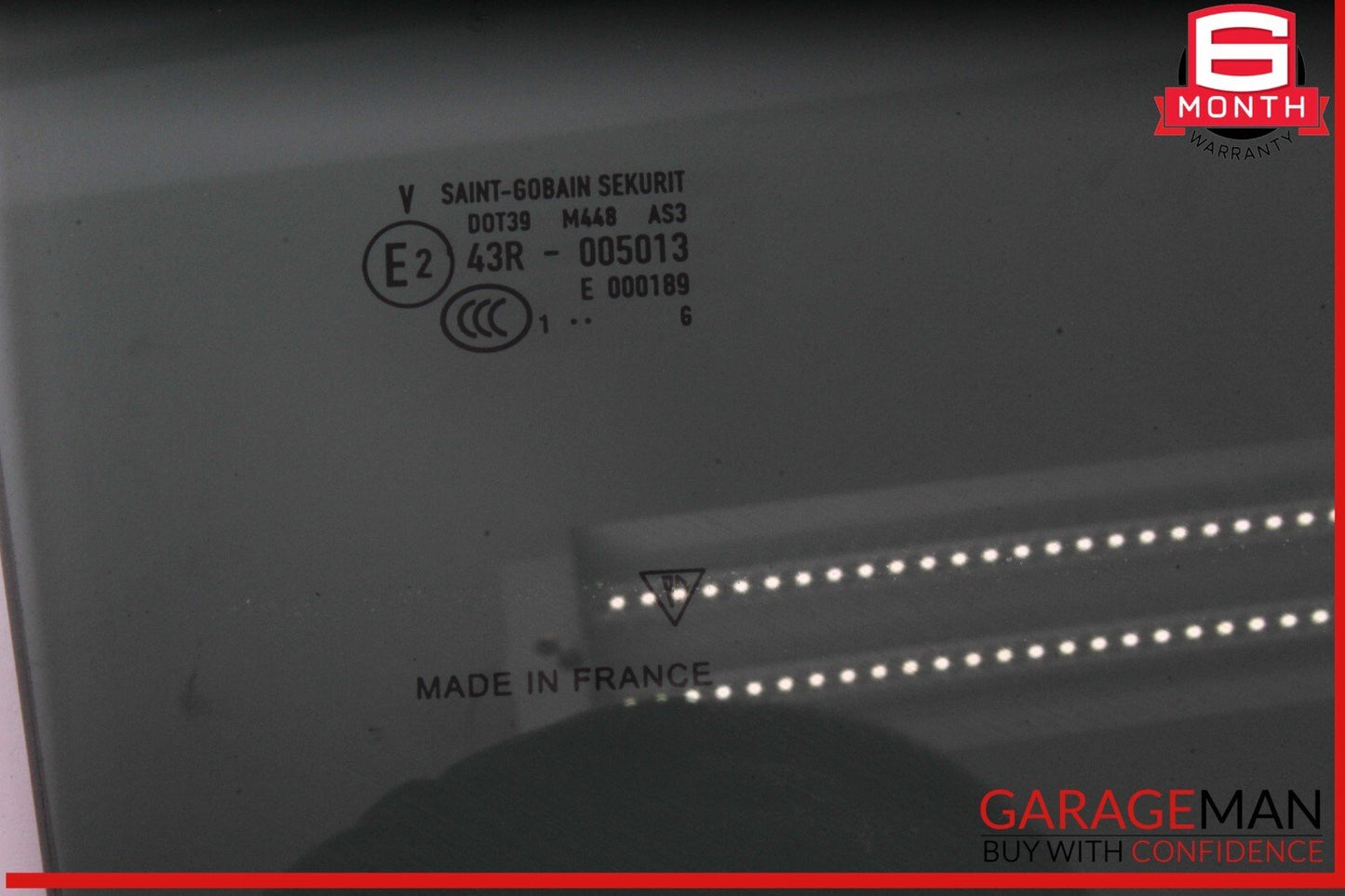 11-18 Porsche Cayenne S 958 Rear Right Passenger Side Door Window Glass OEM