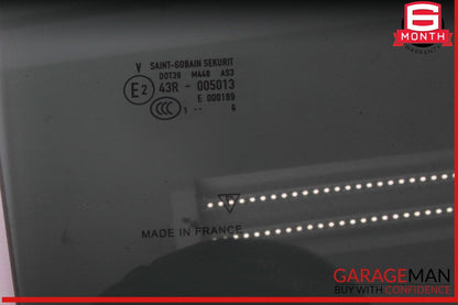 11-18 Porsche Cayenne S 958 Rear Right Passenger Side Door Window Glass OEM