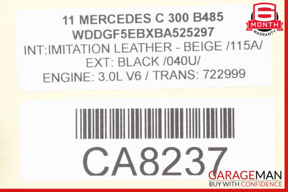 08-14 Mercedes W204 C250 C300 C350 Front Right RWD Curved Wishbone Control Arm