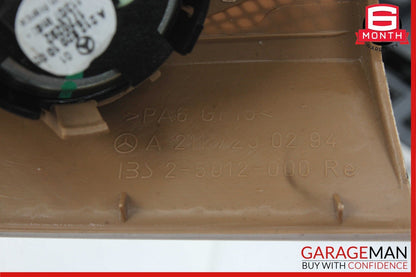 03-09 Mercedes W211 E350 E500 E550 Front Right Side Tweeter Speaker Cover Brown