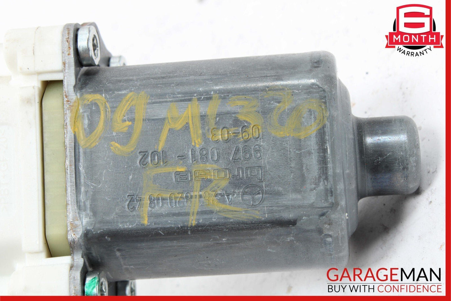 06-13 Mercedes W164 ML350 GL450 R350 Window Regulator Motor Front Right Side OEM