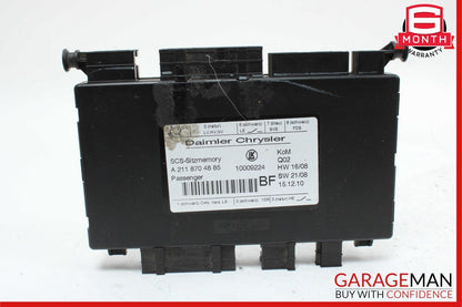 03-12 Mercedes X164 GL450 CLS550 CLS63 AMG Front Right Seat Control Module Unit