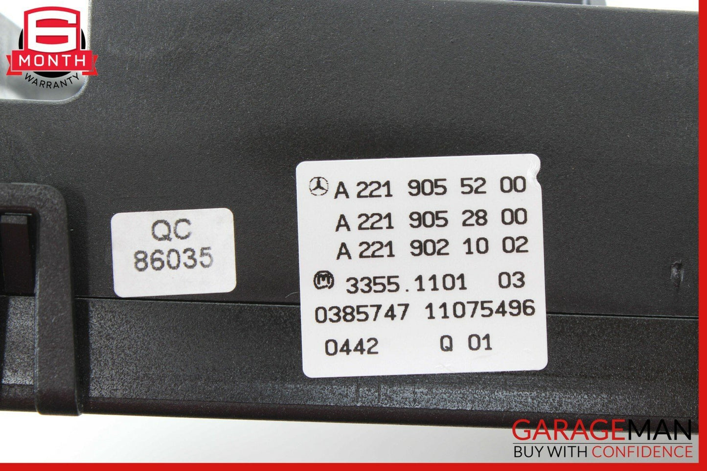 07-13 Mercedes W221 S550 CL550 A/C AC Heater Climate Switch Control Module OEM